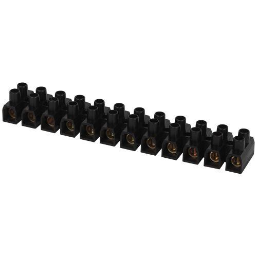 Зажим винтовой изолированный ЗВИ-нг 100А 6.0-40кв.мм 12 пар черн. NO-225-518 Эра Б0068073