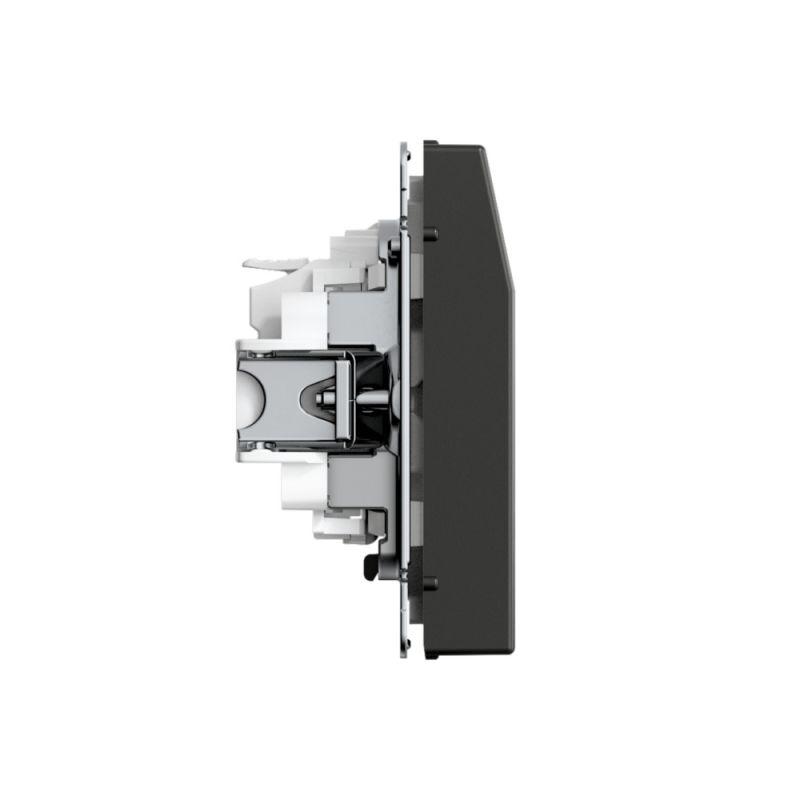 Выключатель карточный ArtGallery 10А без задержки времени быстрозажим. клем. базальт SE GAL001414S