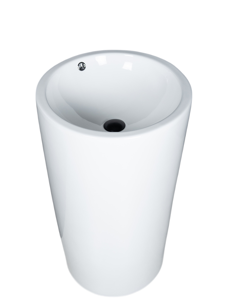 Раковина Gid Nb163 81107 накладная белая 46x46x85