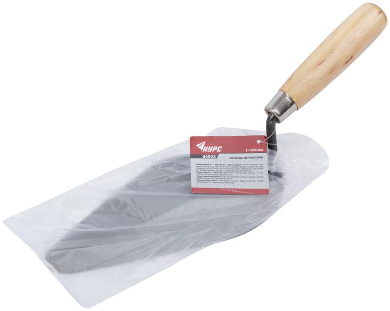 Мастерок штукатура "лепесток" 200мм FIT 04923