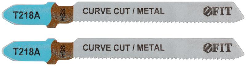 Набор полотен по металлу HSS фрезерованные волнистые зубья 76/51/12мм T218A (уп.2шт) FIT 40965