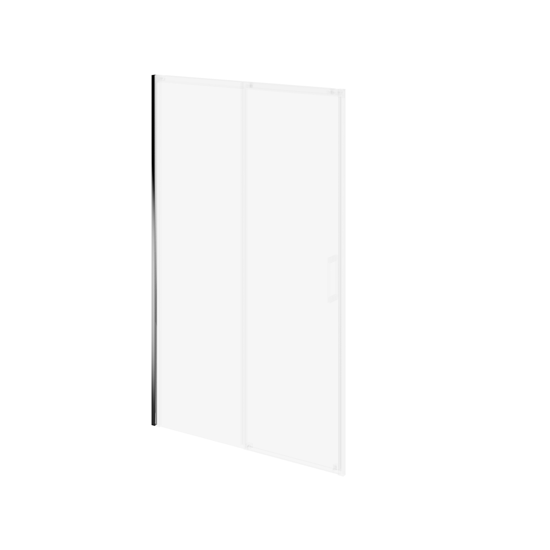 Душевой доборный профиль для раздвижной двери VETRO, 195, хром