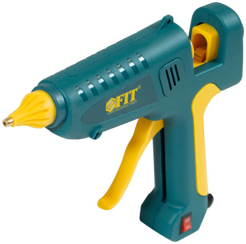 Пистолет клеевой 11мм 60Вт/100Вт (250Вт) 2 режима профи FIT 14358
