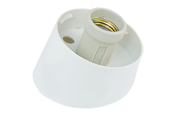 Светильник НББ-61-60-014 прозрачный стекло основание белый пластик