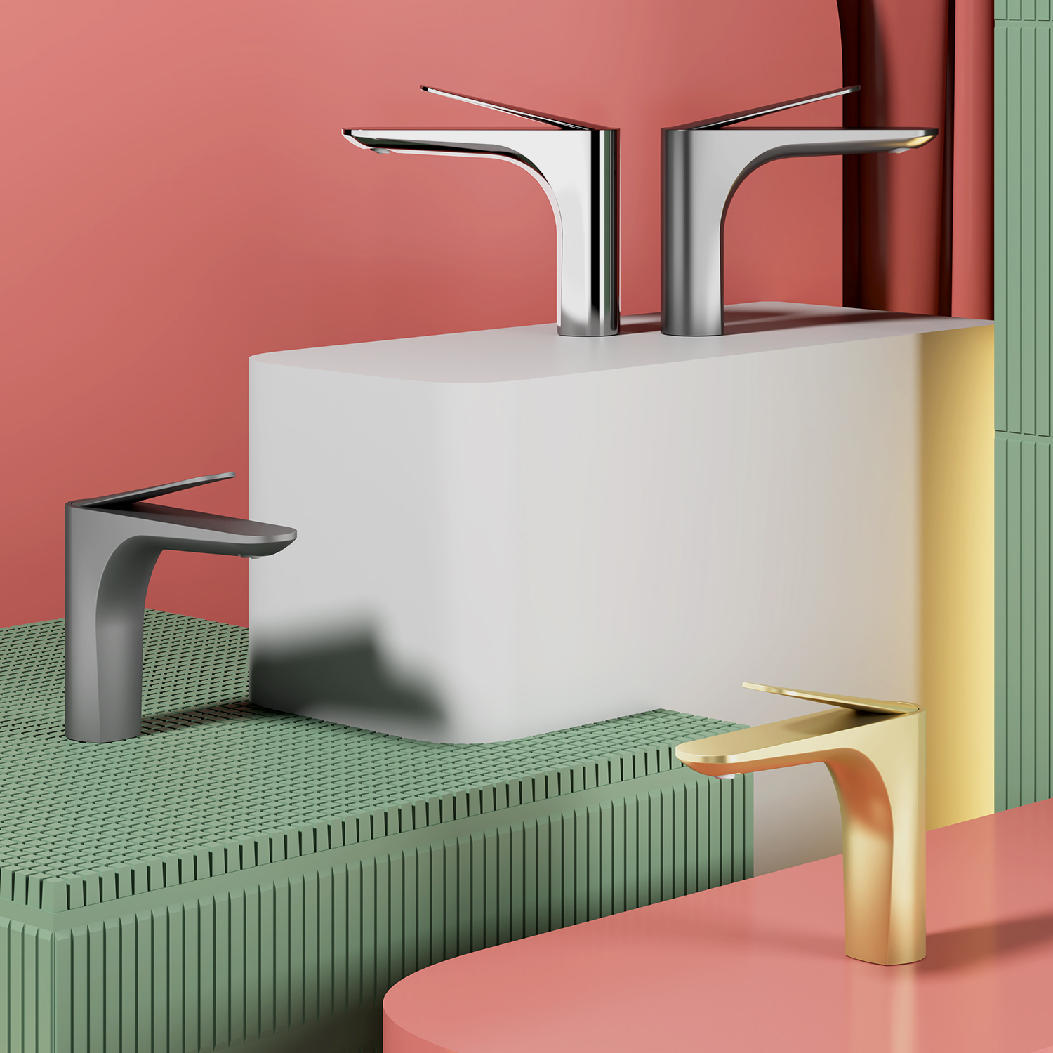 Смеситель для раковины Raglo R21.10, хром