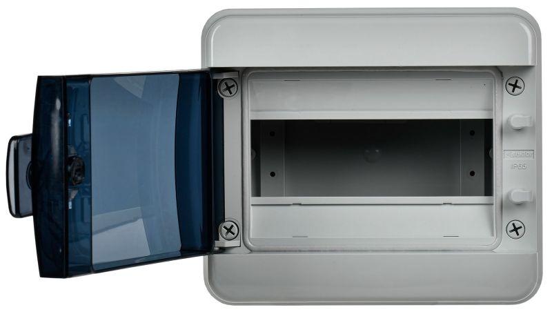 Корпус пластиковый КМПн-8 IP65 черн. прозр. дверь TEKFOR IEK TF5-KP72-N-08-65-K03-K02