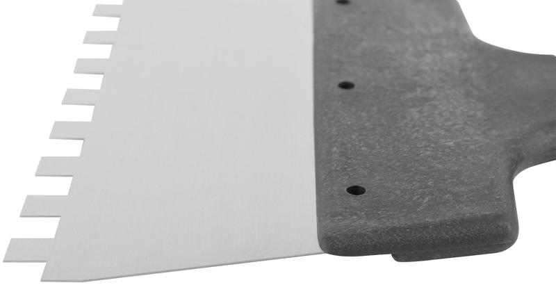 Шпатель фасадный зубчатый 150мм/зуб 8мм нерж. КУРС 06602