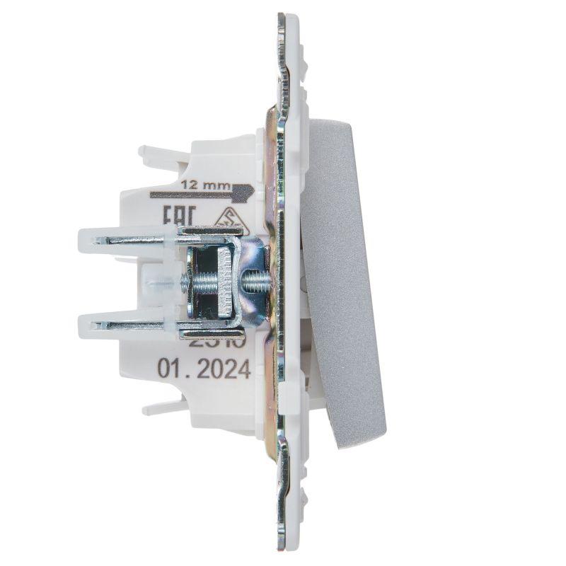 Выключатель перекрестный 1-кл. SKANDY 10А SK-V03S серебр. IEK SK-V13-0-10-K23