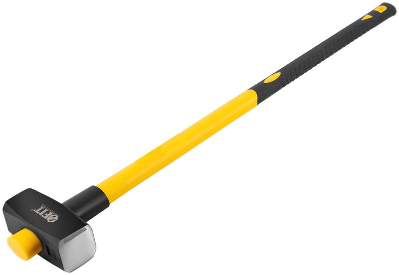 Кувалда кованая 900мм 4кг фибергласовая обратная усилен. ручка FIT 45244