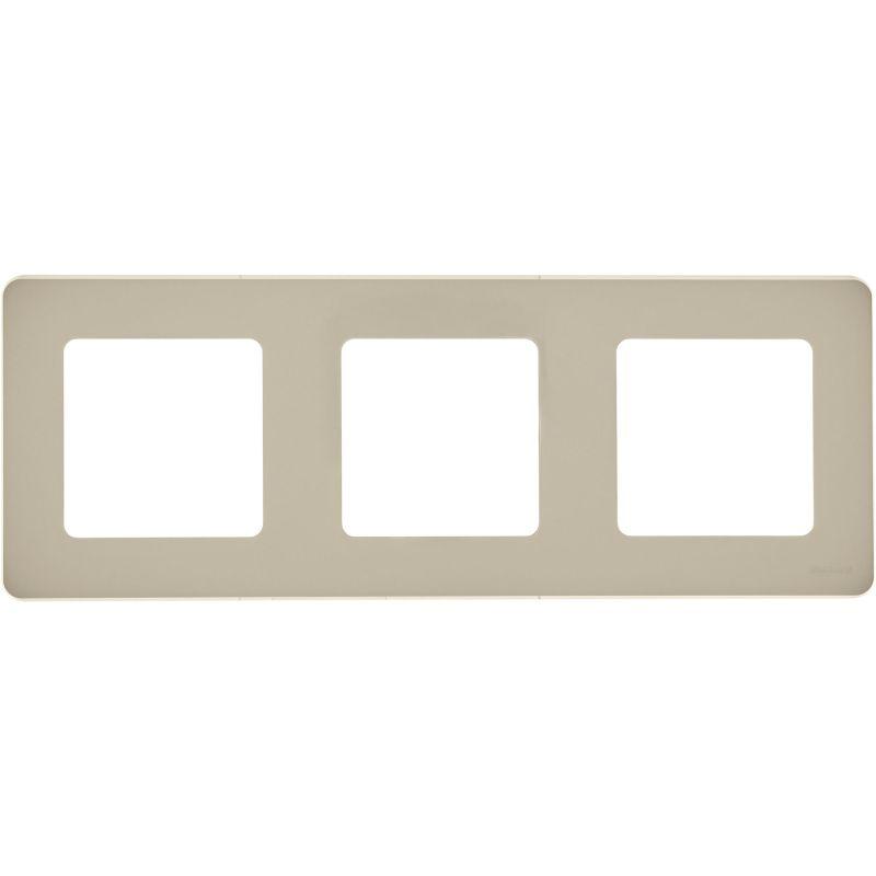 Рамка 3-м Inspiria сл. кость IEK 673951