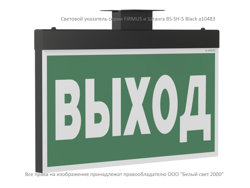 Указатель световой BS-FIRMUS-73-S1-INEXI2 Black Белый свет a29227
