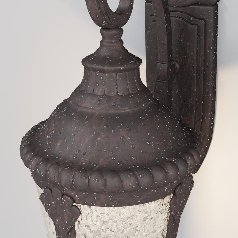 Светильник Goiri 1х60Вт E27 IP44 бра настен. Maytoni O029WL-01BZ