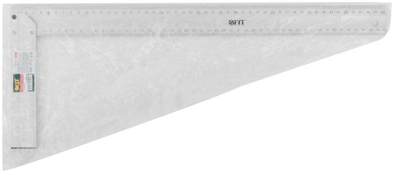 Угольник столярный литой профи 500мм алюм. FIT 19555