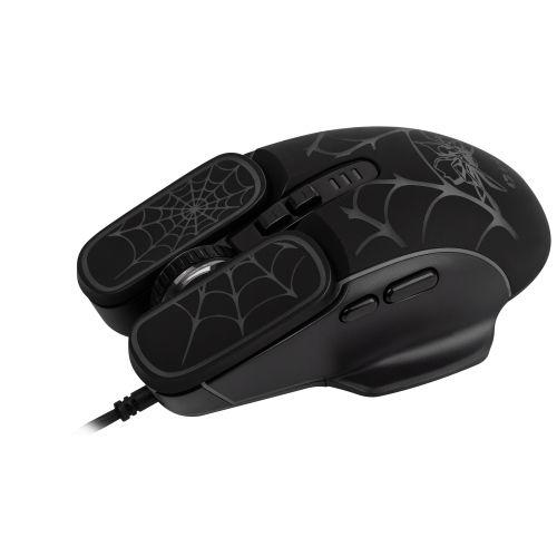 Мышь MG520 игровая проводная 1200-3600dpi черн. Intro Б0056131