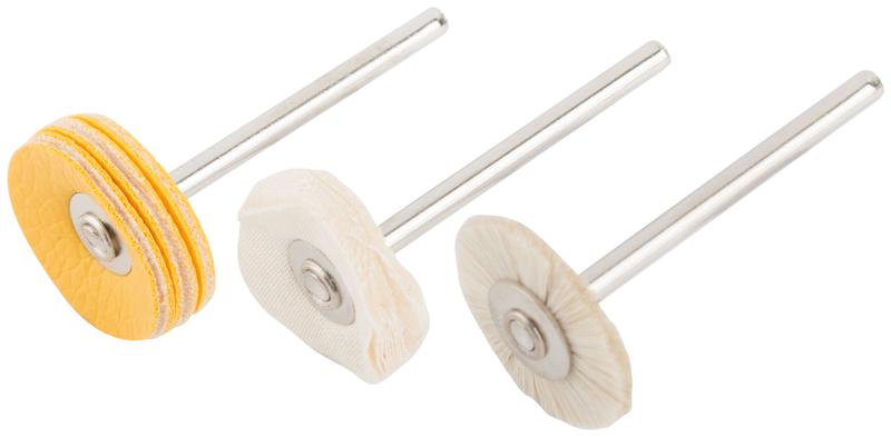 Круг полировочный набор 3шт FIT 36920