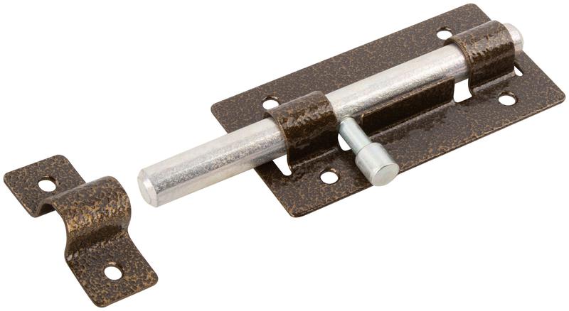 Засов накладной медь 66677