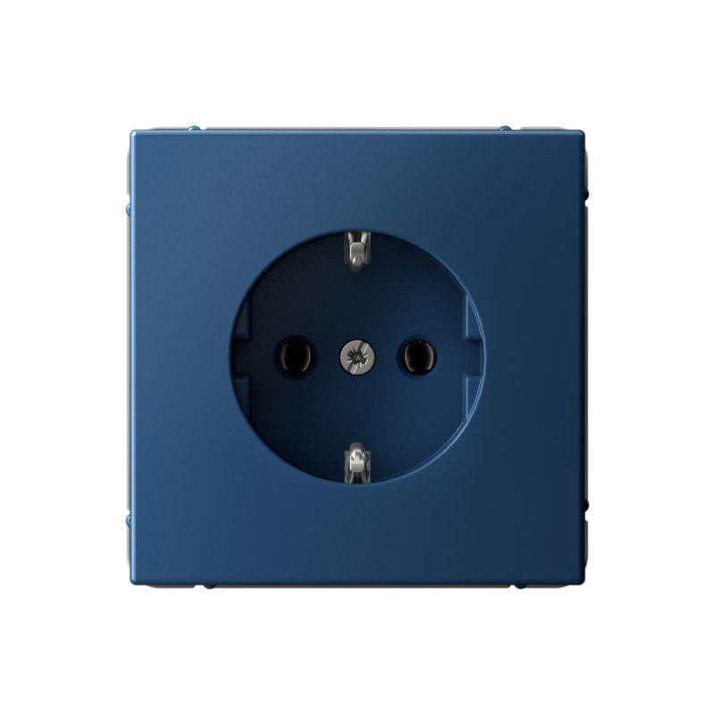 Розетка ArtGallery 16А с заземл. быстрозажим. клем. механизм аквамарин SE GAL001143S