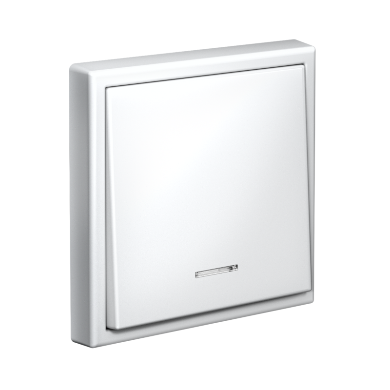 Выключатель 1-кл. ArtGallery 10AX с подсветкой быстрозажим. клем. механизм лотос SE GAL001313S