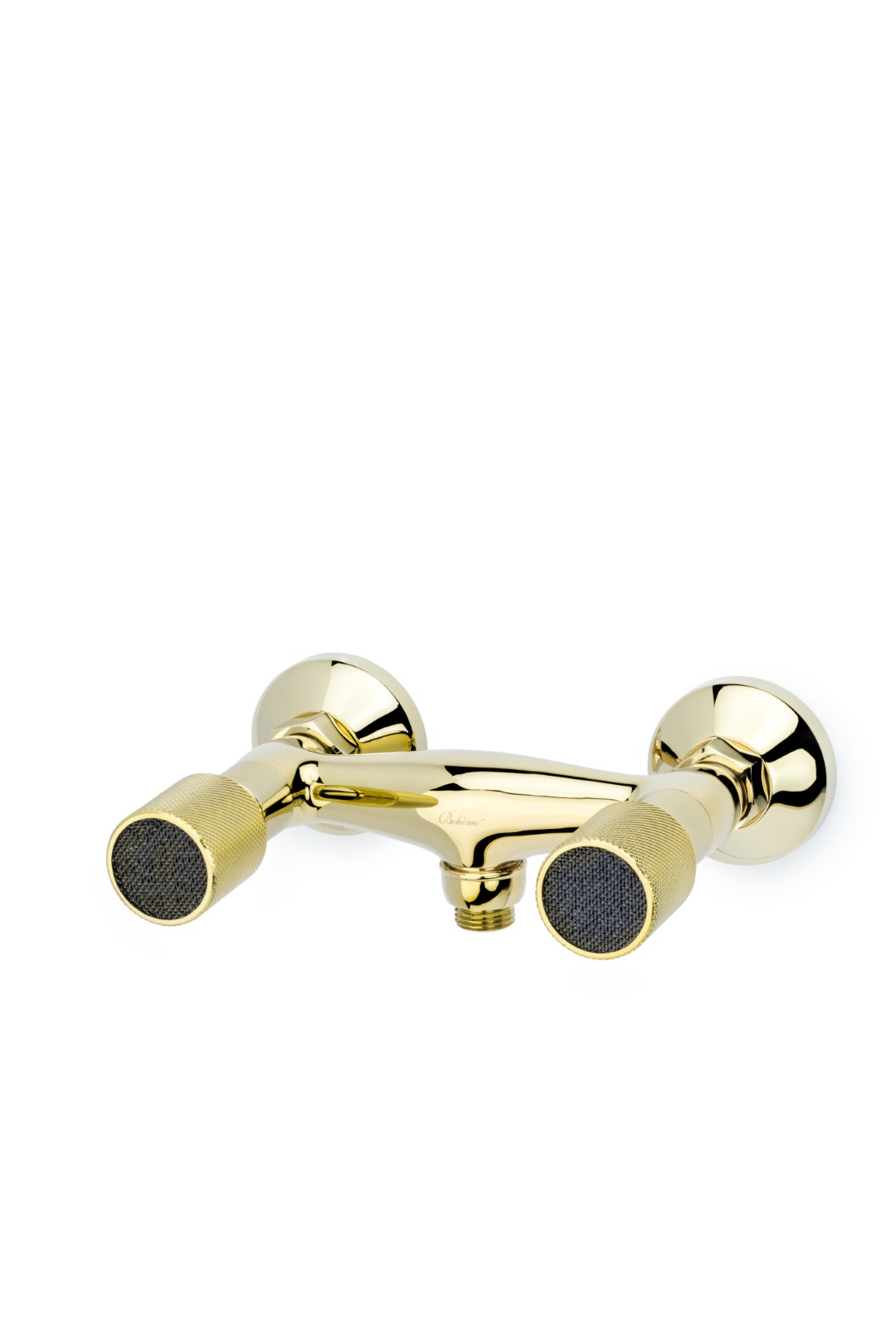 Смеситель для душа ROYAL CRYSTAL black, золото