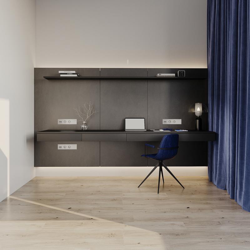 Рамка 4-м S70 пластик. сталь Voltum VLS100405