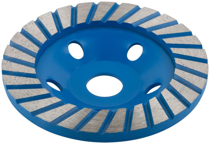 Диск шлифовальный алмазный Турбо посадочный диаметр 22.2мм широкие сегменты 125мм MOS 39520М