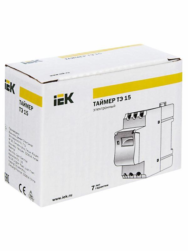 Таймер цифровой ТЭ15 16А 230В на DIN-рейку KARAT IEK MTA10-16