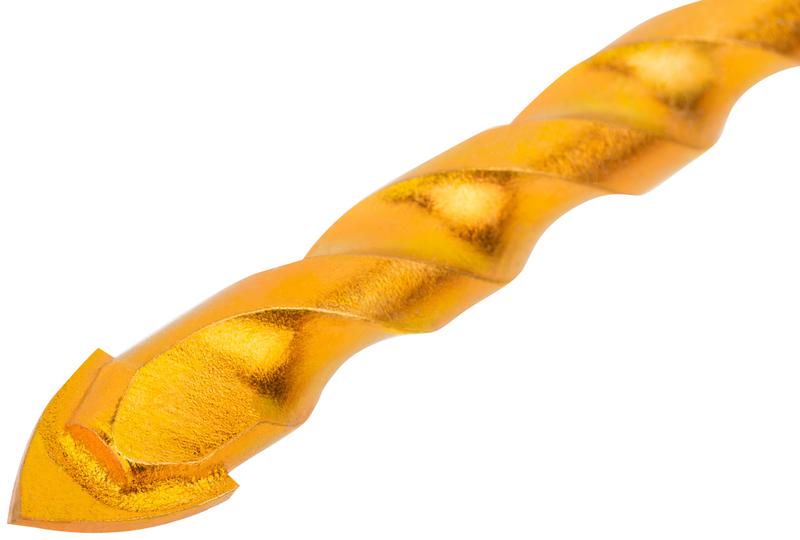 Сверло универсальное по кафелю стеклу керамограниту бетону кирпичу 12х120мм трехгранный хвостовик FIT 35147