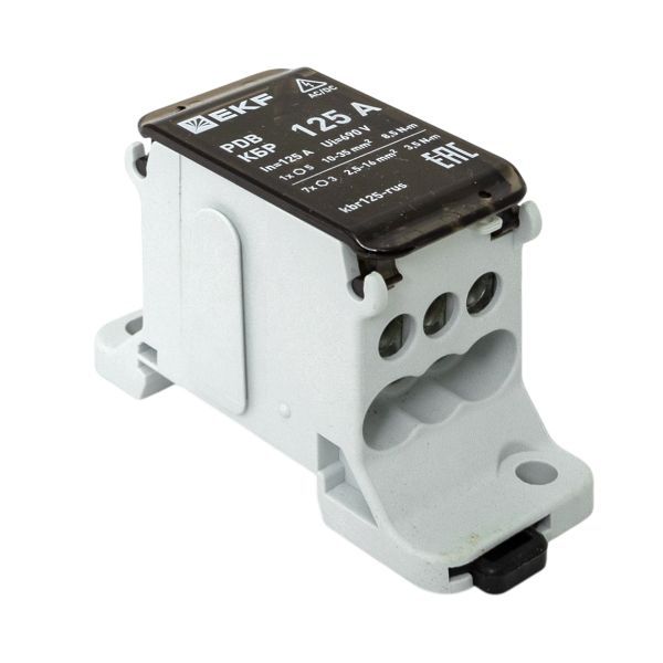 Блок распределительный клеммный КБР 125A EKF kbr125-rus