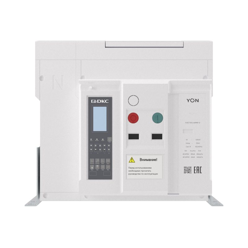 Выключатель автоматический воздушный 4P 1000А 85кА pro ANX10H расцепитель ETE стац. горизонт./вертикал. подключение YON ANX10HN4FH622200K