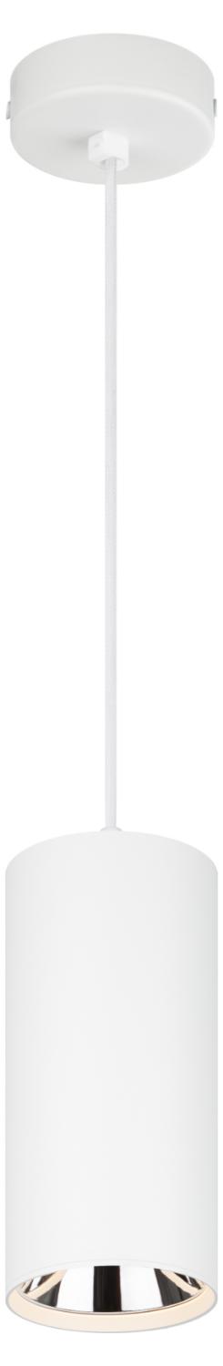 Светильник декоративный подвесной под лампу GX53 алюминий цвет белый+серебро PL12 GX53 WH/SL