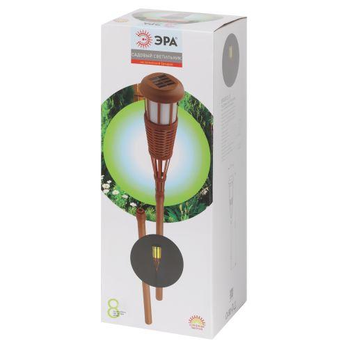 Светильник садовый ERASF22-35 "Факел бамбук" уличный на солнечн. батарее Эра Б0053383