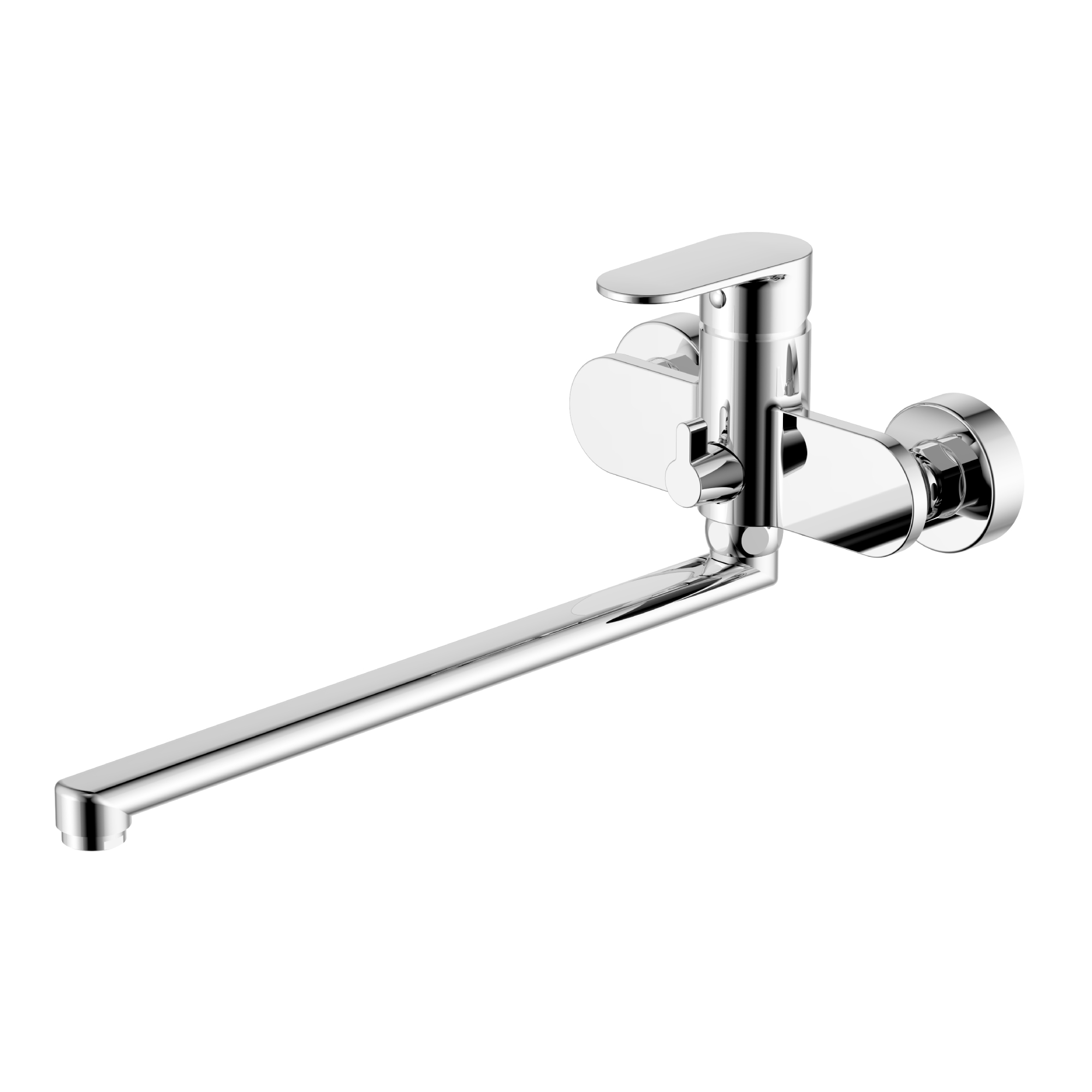 Смеситель Aquatek НИКА для ванны с длинным изливом AQ1842CR              хром