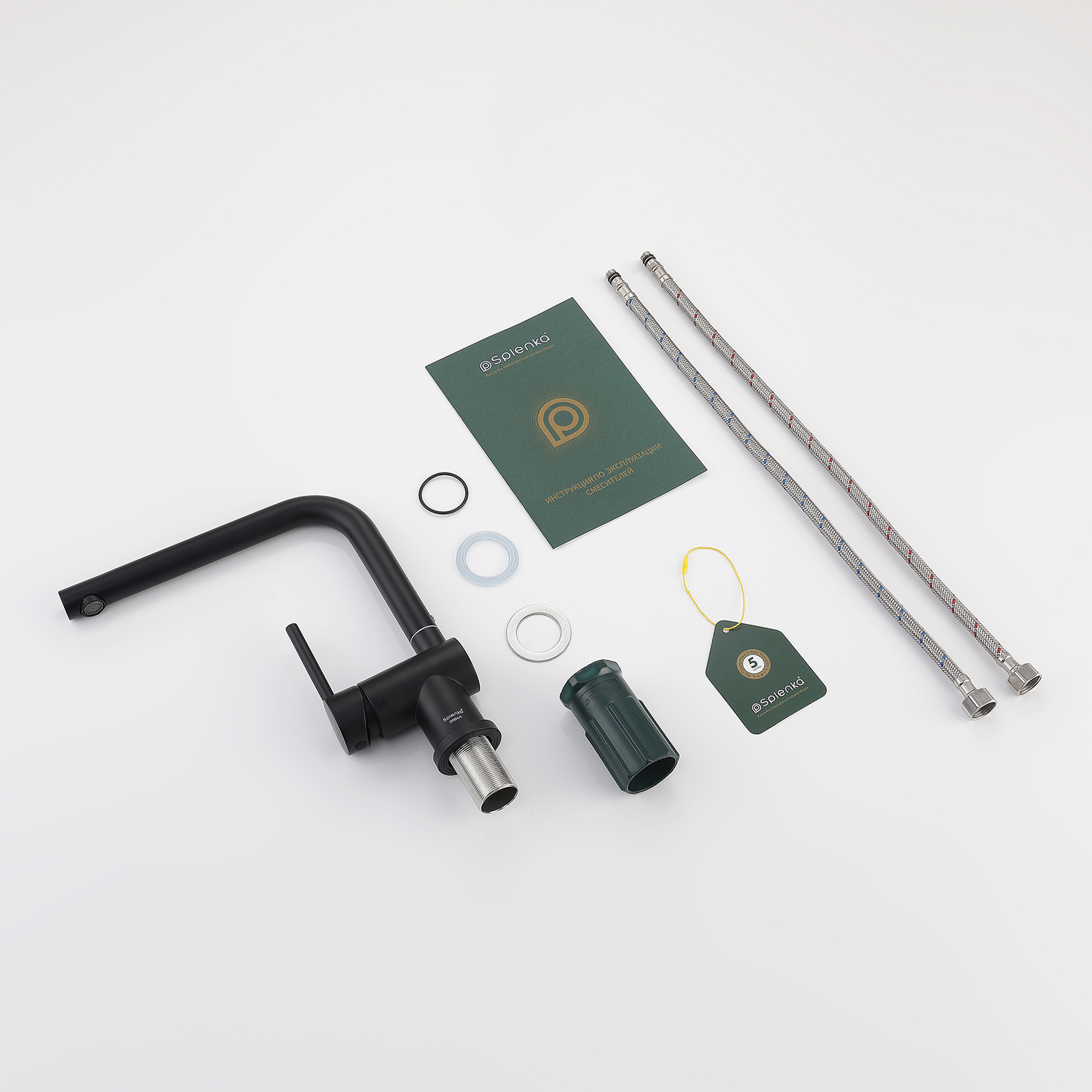 Смеситель для кухни Splenka S205.40.06, черный