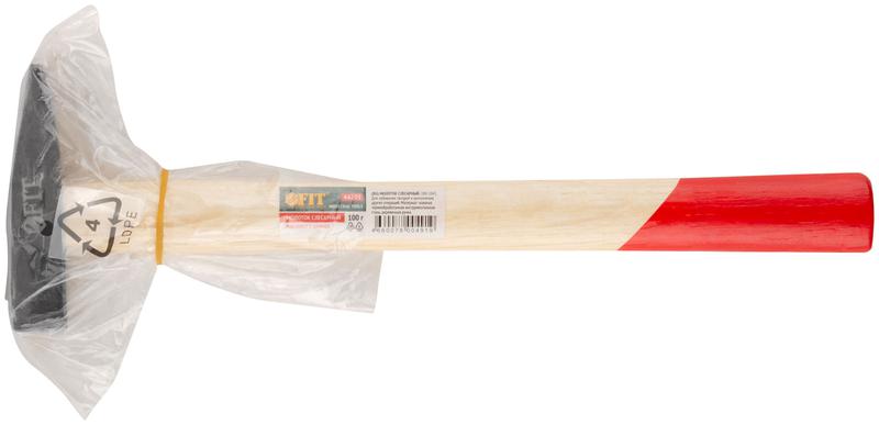 Молоток кованый 100г деревянная ручка FIT 44201