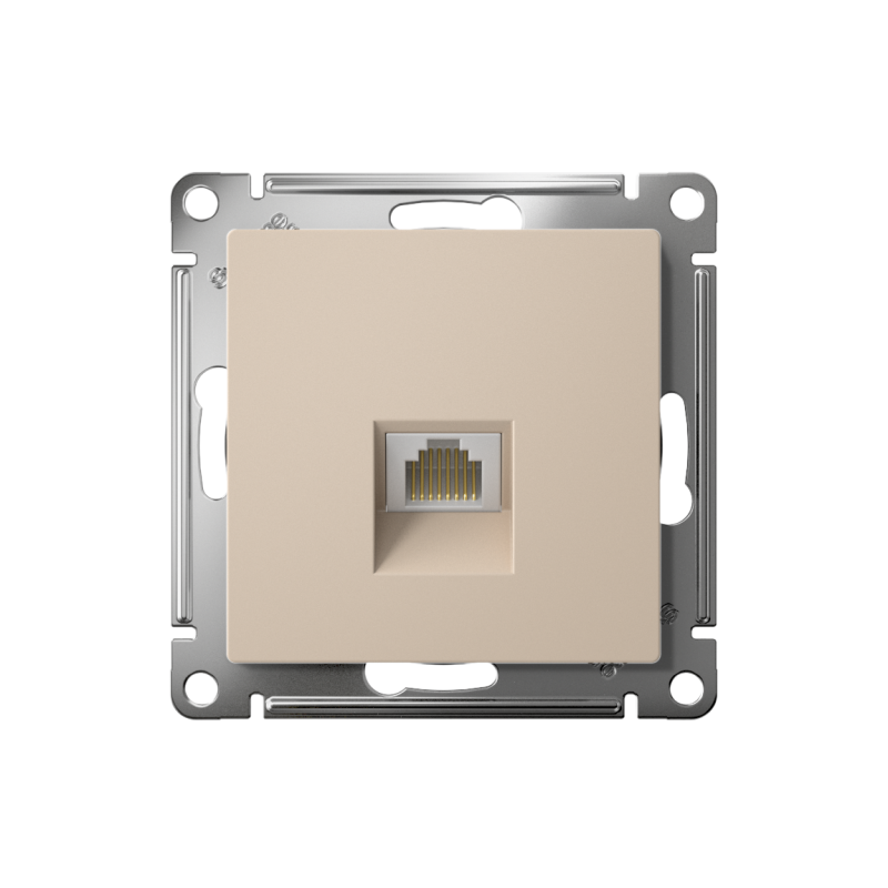 Розетка компьютерная AtlasDesign RJ45 кат.5E механизм песочн. SE ATN001283