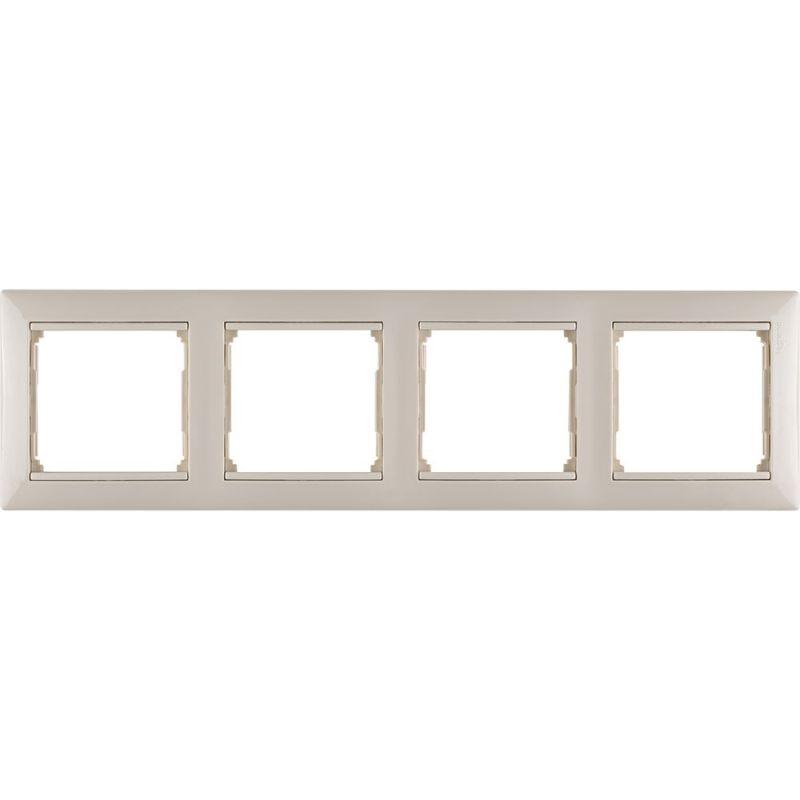 Рамка 4-м Valena горизонт. сл. кость IEK 774354