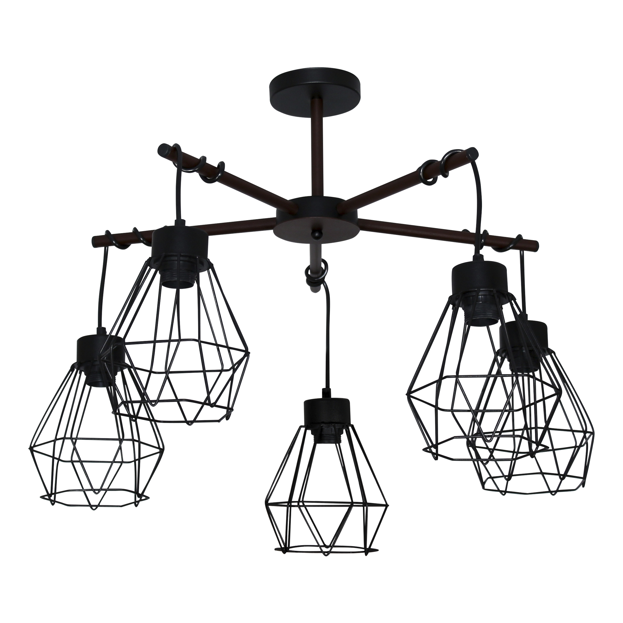 Светильник Магна 151 черн.муар НПБ 01-5х60-161 Е27 ИМ