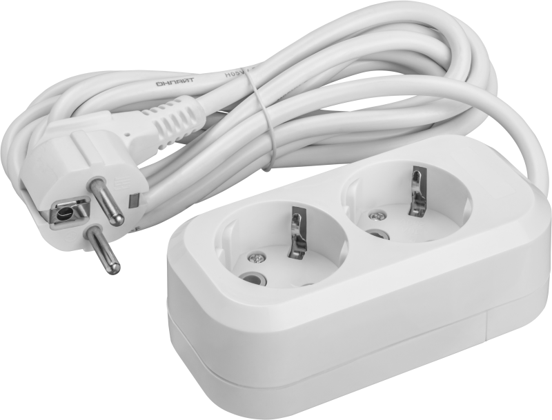 Удлинитель 90 789 OPE-S-02-300-E-3x0.75 ОНЛАЙТ 90789