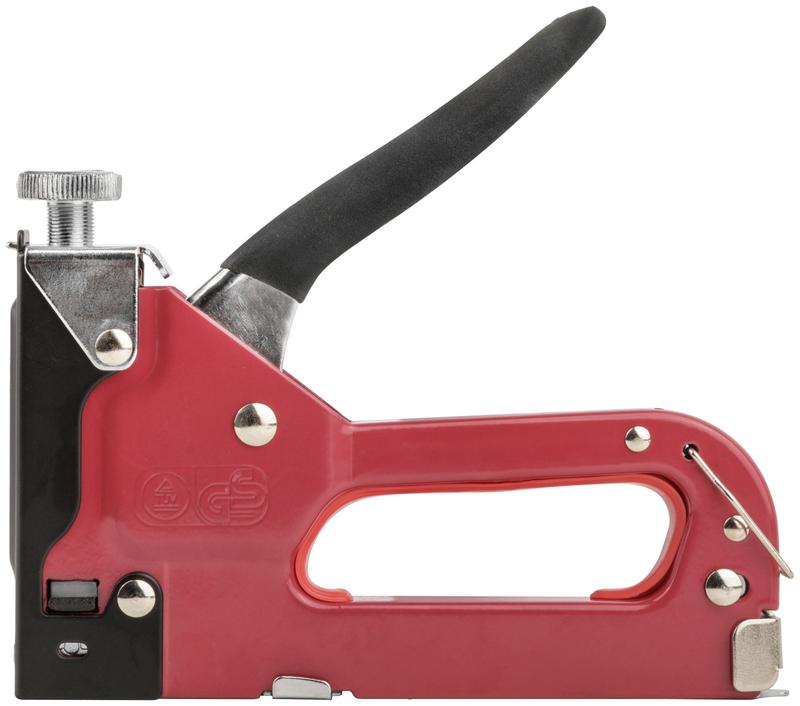 Степлер для широких скоб 3-в-1 "тип 140" 4-14мм "тип 28" 10-12мм"тип 300" 10-14мм корпус метал. КУРС 32099