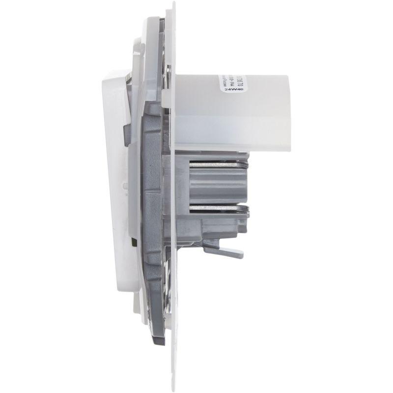 Переключатель 1-кл. Inspiria 10А IP44 250В 10AX механизм бел. IEK 673670