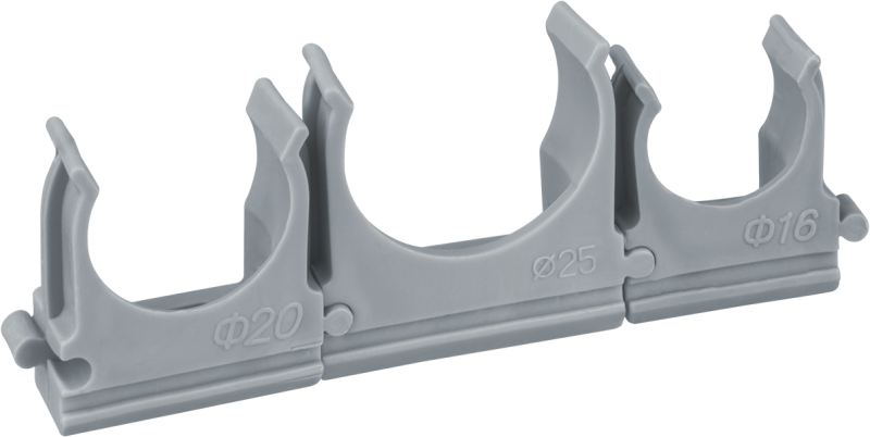 Держатель для труб (клипса) d16мм 61 228 NCR-T-16-B100 с защелкой (уп.100шт) NAVIGATOR 61228