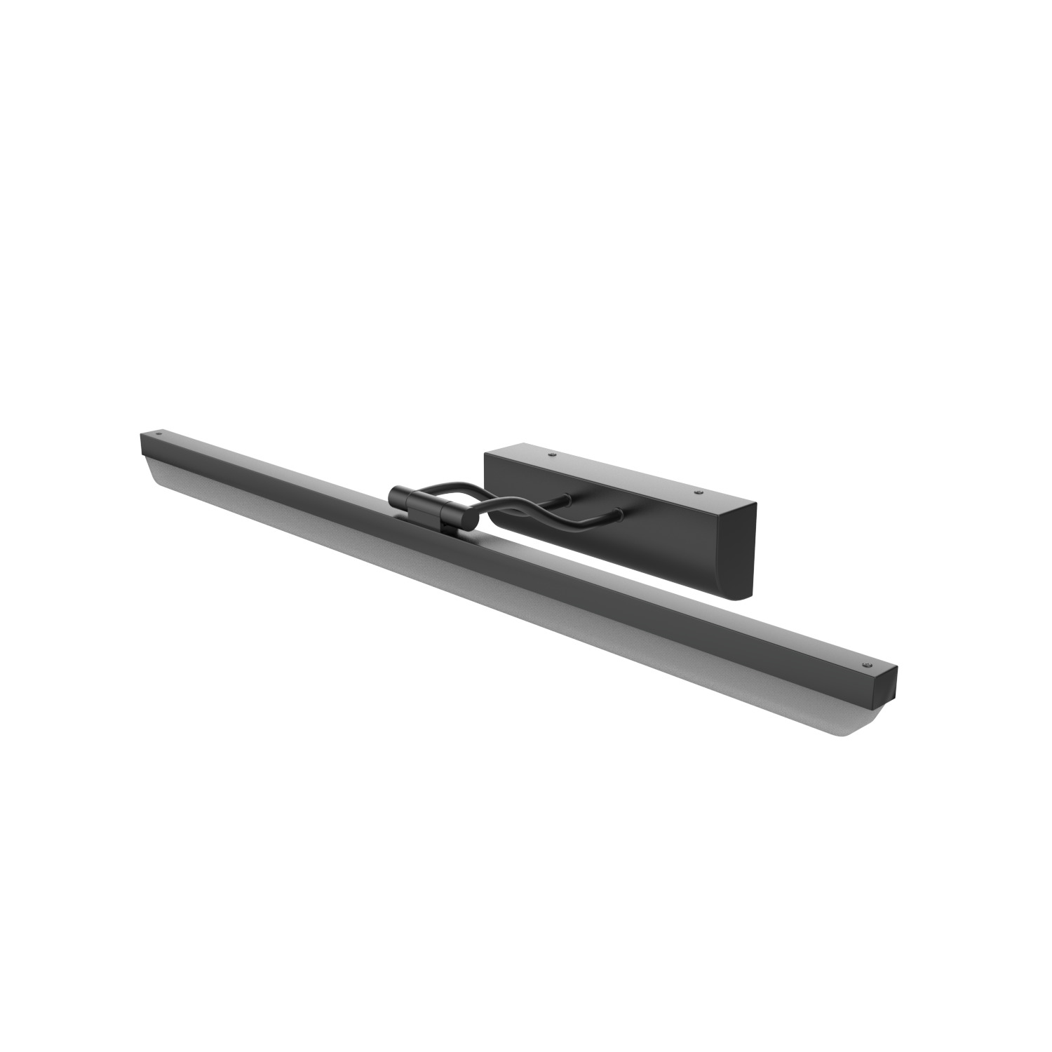 Светильник светодиодный настенный бра 12 Вт 770 лм 4000К AC 220В Черный IP20 550х180х100мм Medea Gauss