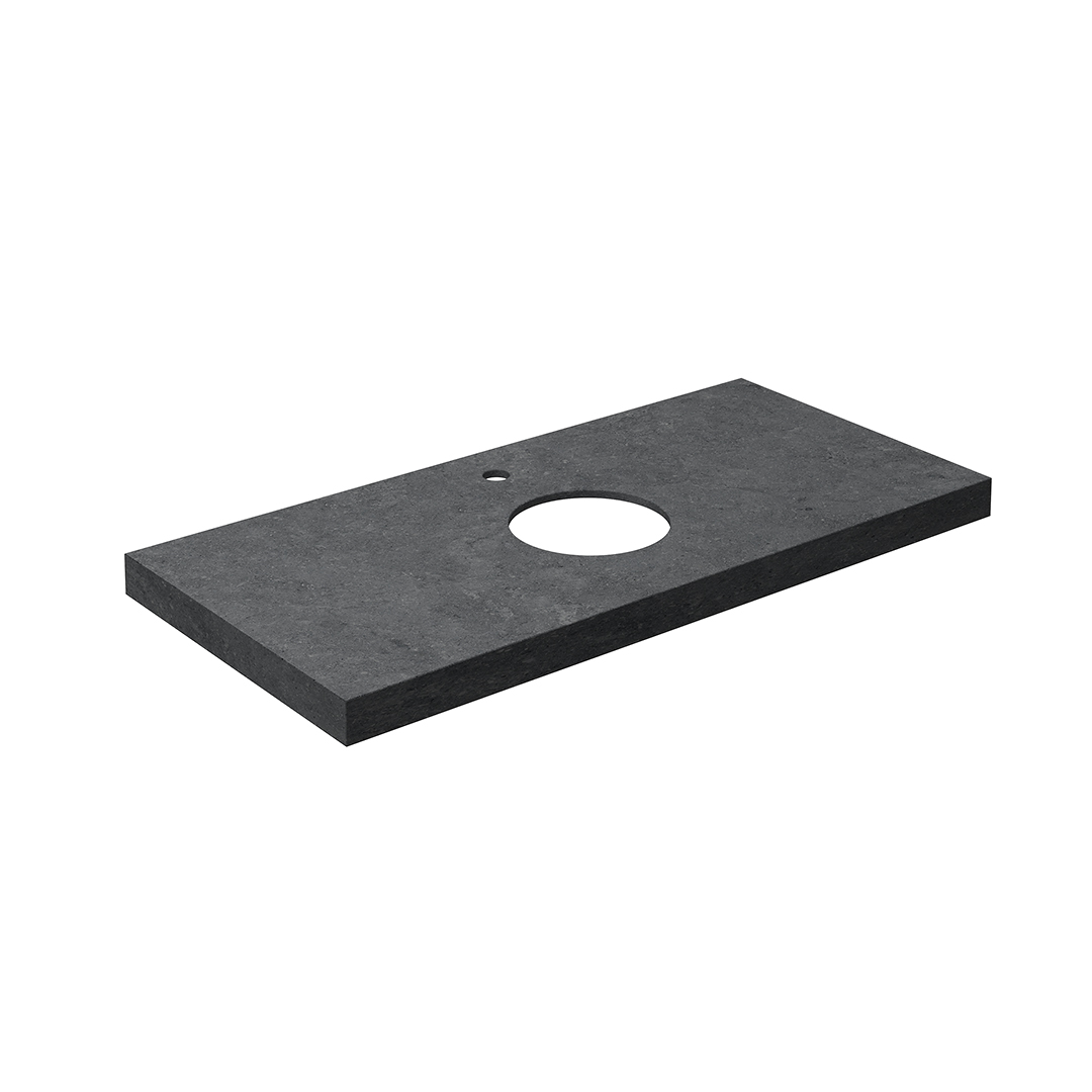 Спец. изделие декоративное из керамогранита Роверелла 100х48, серый темный