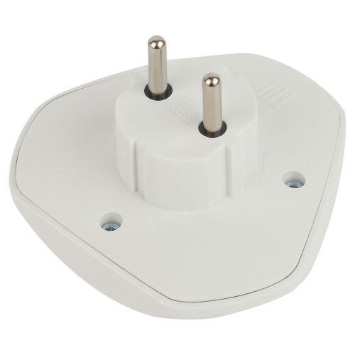 Разветвитель 3-м без заземл. 10А IP20 SPx-3-W бел. Эра Б0053481