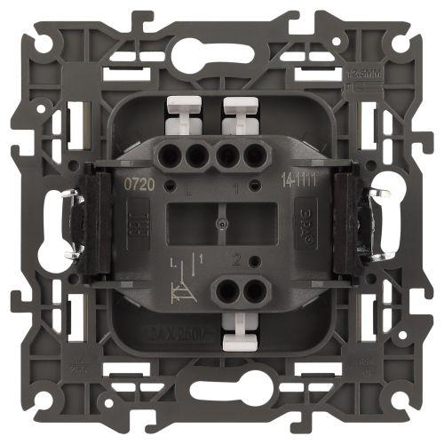 Кнопка Elegance 250В 10АХ бел. матов. 14-1111-01М Эра Б0065810