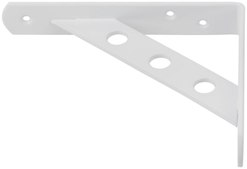 Уголок-кронштейн усиленный 150х125мм бел. КУРС 66101