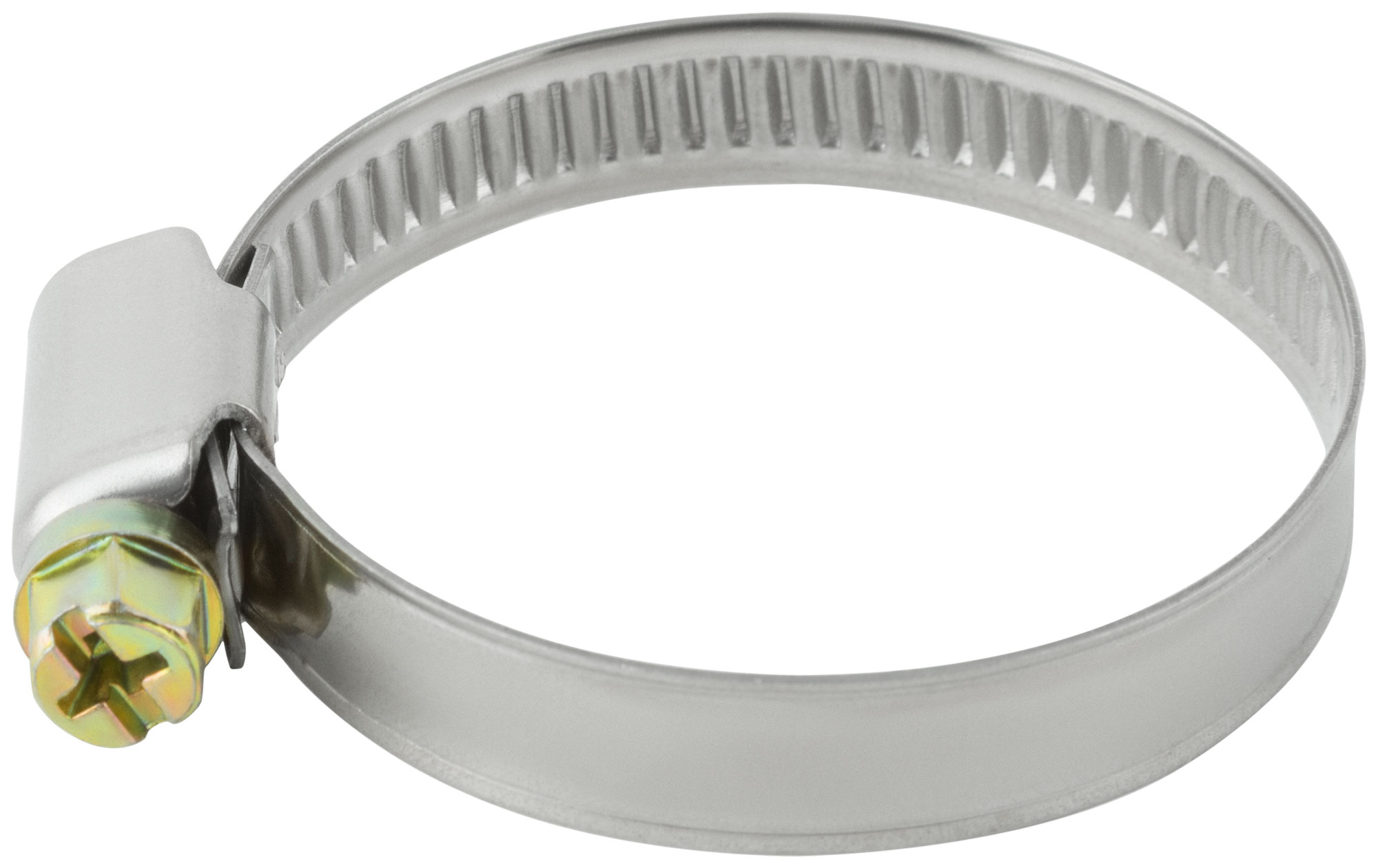 Хомут обжимной (нержавеющая сталь со сваркой) 26-44 мм