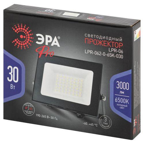 Прожектор светодиодный PRO LPR-062-0-65K-030 30Вт 6500К 3000лм IP65 призма Эра Б0064687