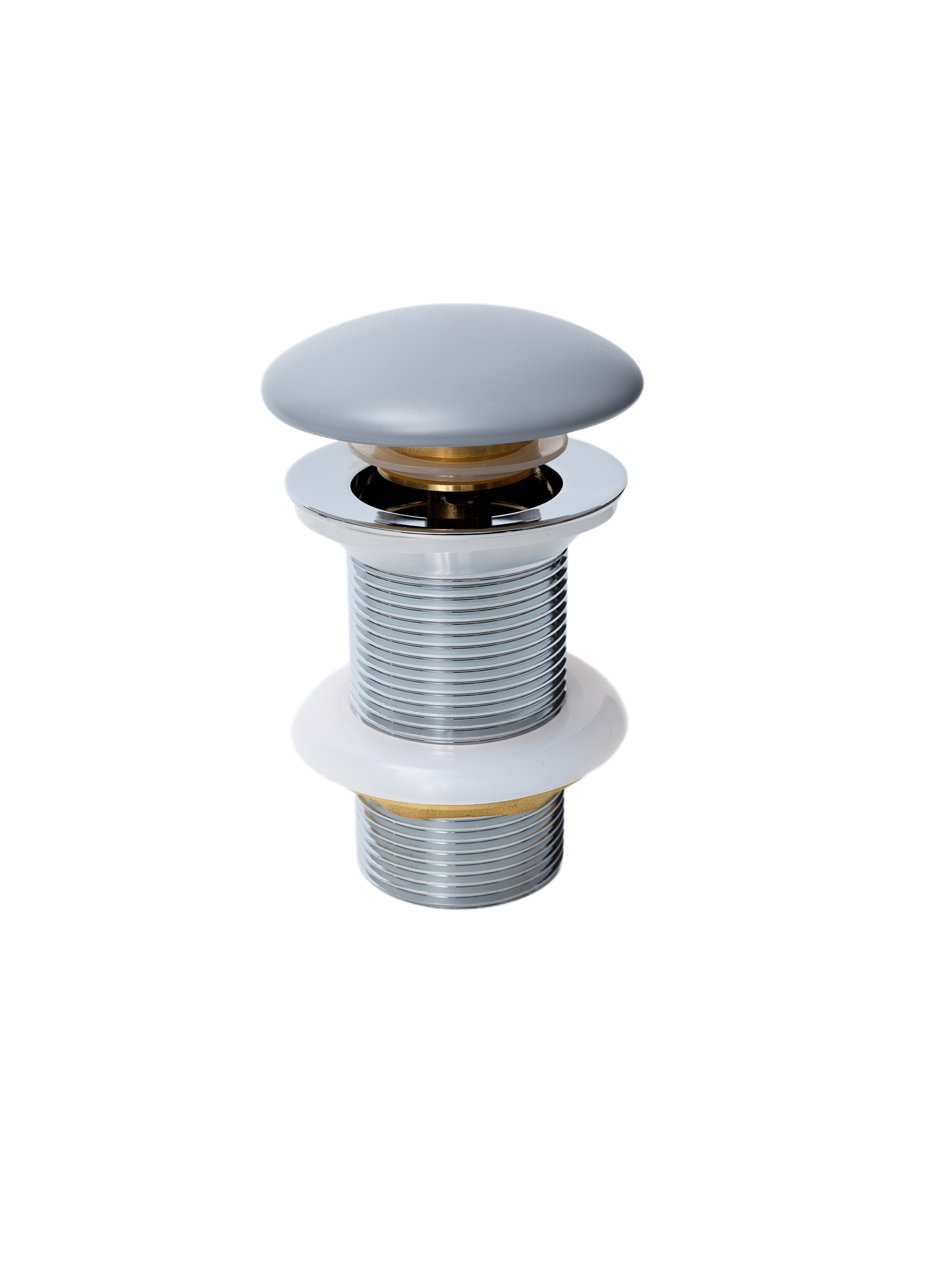 Донный клапан Gid без перелива  Gmh100 74401K серый матовый 7x7x10