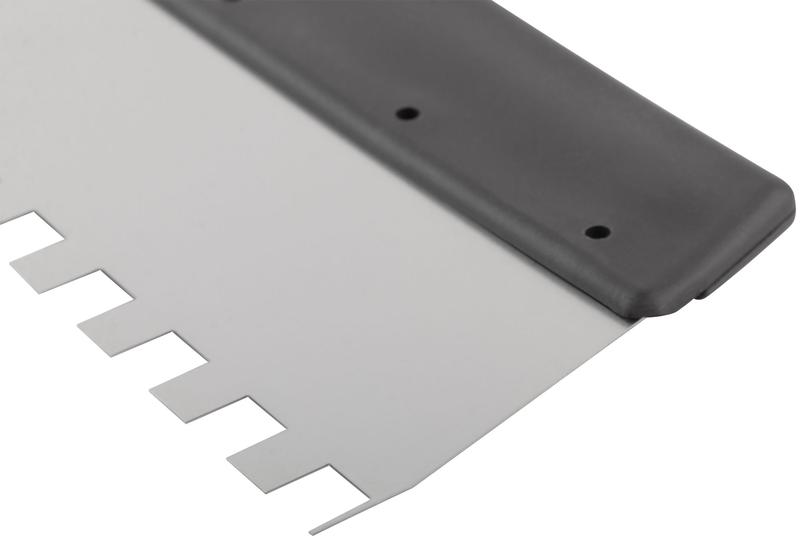 Шпатель фасадный зубчатый 350мм/зуб 10мм нерж. КУРС 06615